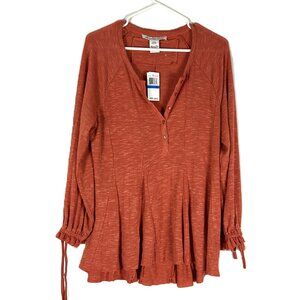 American Rag Tunic Apricot Brandy Tunic Top XL
